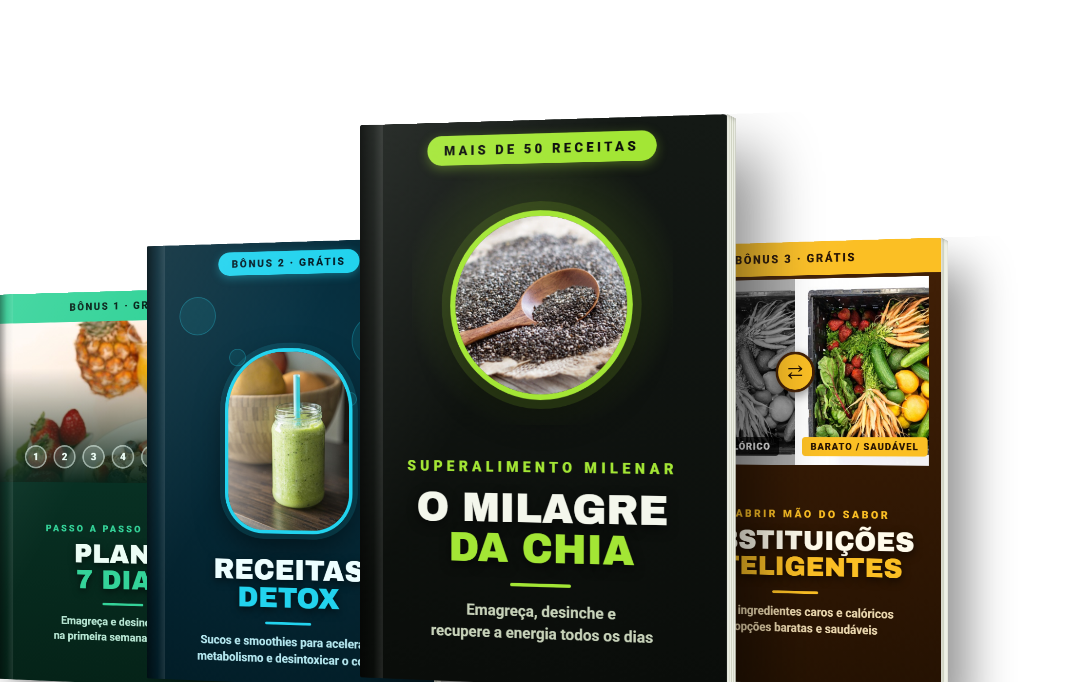 Livro O Milagre da Chia + 3 Bônus
